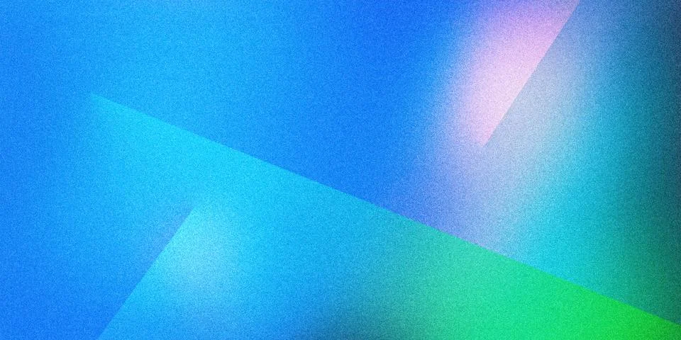 Vivid array of geometric shapes and lines on pixelated multicolored blue az.. Stock Illustration