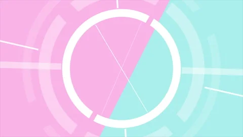 Vivid basic geometry background Stock Footage 284308673