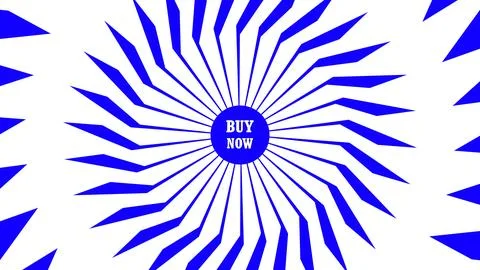 Vivid blue abstract pattern with white background, radiating sharp geometri.. イラスト素材