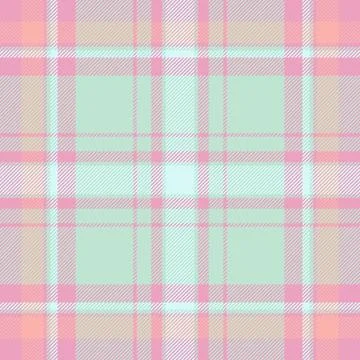 Vivid check pattern textile, neat background fabric vector. Bedding tartan .. Stock Illustration