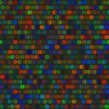 Vivid circles bright vector seamless pattern Stock Illustration