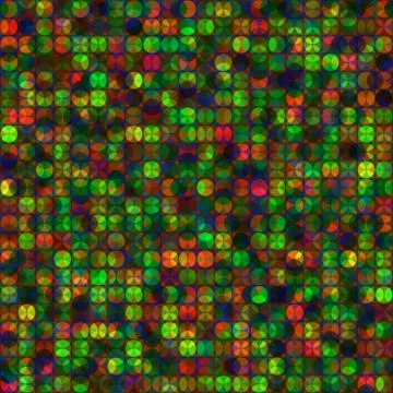 Vivid circles bright vector seamless pattern Stock Illustration
