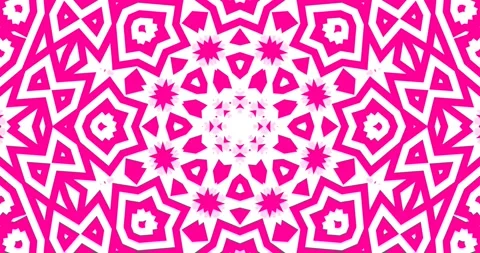 Vivid Color Hypnotic Complex Abstract Pattern Kaleidoscope Loop Stock Footage 159467106