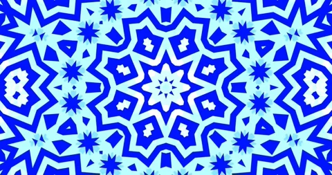 Vivid Color Hypnotic Complex Abstract Pattern Kaleidoscope Loop Видео 159467201