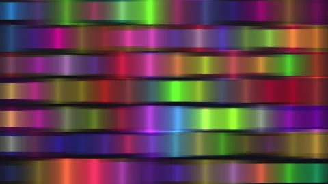 Vivid Colorful Striped Pattern Smooth Gradient Effects and Vibrant Hues Video stock 309052633