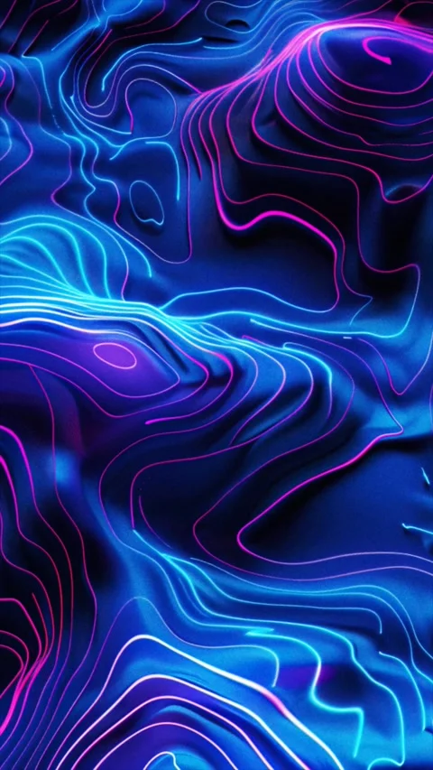 Vivid colors and dynamic patterns blend seamlessly in a captivating animation Stock Footage 315447812