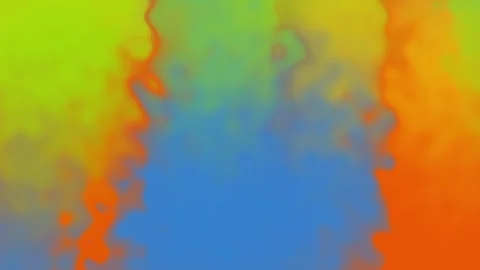 Vivid Colors Blend Seamlessly A Gradient Background with Orange Blue Stock Footage 295036276
