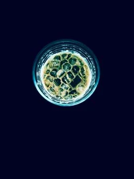 Vivid cool coffee Stock Photos