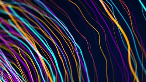 Vivid Diagonal Neon Strings Background Stock-Footage 165152464