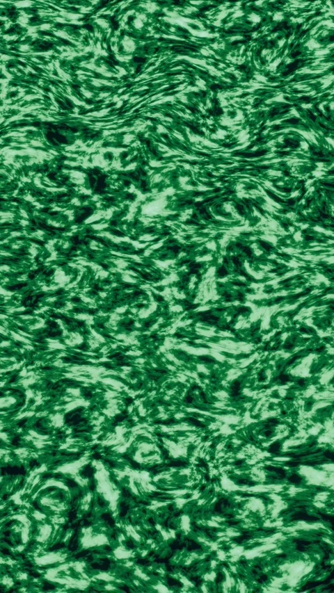 Vivid Emerald Green Fluid Surface with Turbulent Wave Vídeos de archivo 332263979