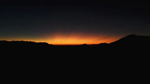 Vivid first light of sunrise over Bromo Tengger Caldera in East Java Video stock 335279809