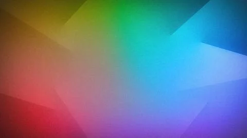 Vivid geometric gradient with a blend of rainbow colors including green, bl.. Stock Illustration