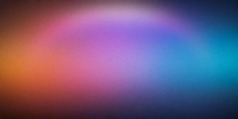 Vivid gradient background with a blend of orange, purple, and blue hues. Pe.. Stock Illustration