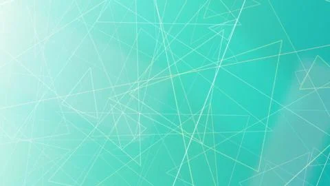 Vivid green abstract network backdrop with luminous connecting lines and po.. Stock Illustration