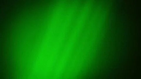 Vivid green gradient background with bright, diagonal light streaks and a f.. Stockillustratie