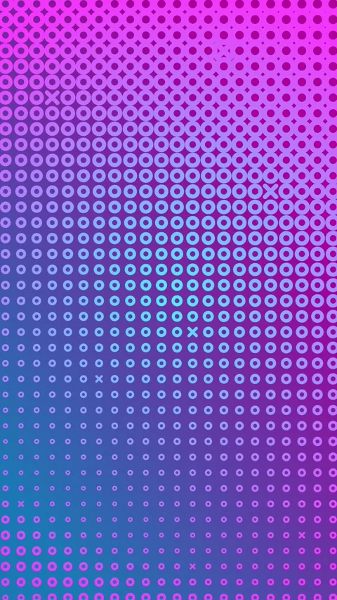 Vivid Halftone Pattern Background Stock Footage 253151473