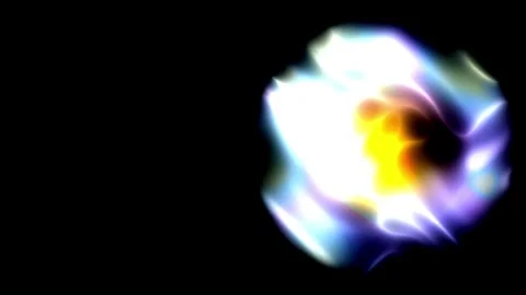 Vivid Holographic Liquid Flow - Dynamic Social Media Ad Background 4K Stock Footage 347754066