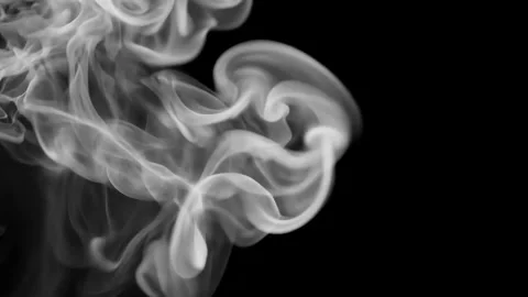 Vivid ink tendrils dancing, spreading dynamically across translucent water Stock Footage 310778225
