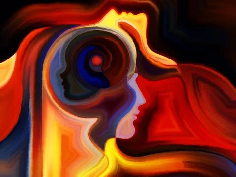 Vivid Inner Paint Stock Illustration