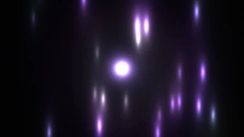 Vivid light particles moving in a dark background Stock Footage 339018584