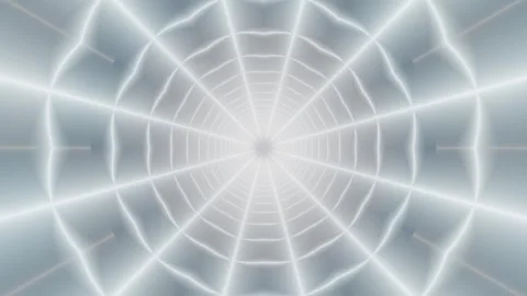 Vivid light patterns create an abstract visual effect in motion Video stock 337413180