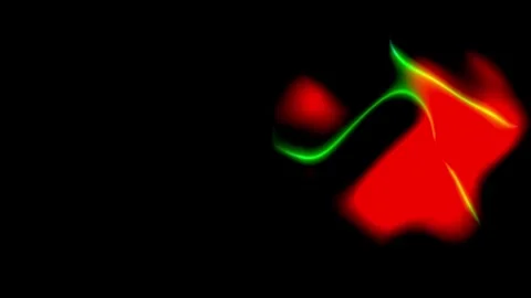 Vivid Liquid Silk &amp; Psychedelic Plasma Flow - Social Media Advertising Loop 4 Stock Footage 347754010