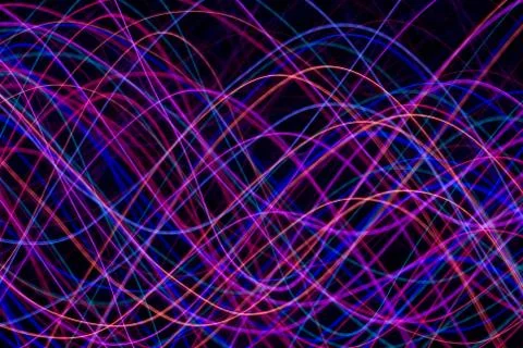 Vivid magenta waveforms Stock Photos