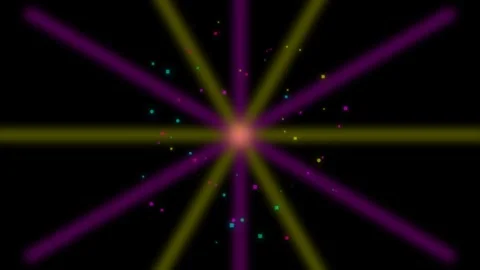 Vivid Motion of Colorful Light Orbs and Laser Beams in Dynamic Visual Display 스톡 동영상 338313723