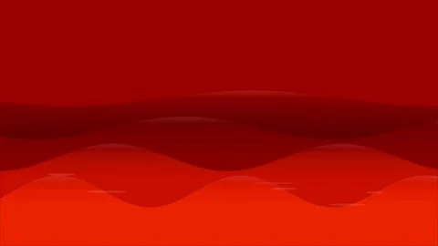 Vivid Motion of Red Waves Creating Dynamic Abstract Scene for Artistic Visual Video stock 342554805