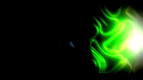 Vivid Multi-Color Liquid Flow - Clean Energy Sustainability Background 4K Stock Footage 347754175
