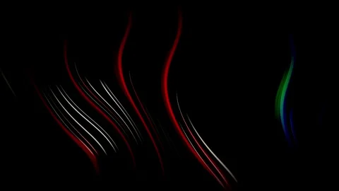 Vivid Multi-Color Liquid Silk Waves Flow - Corporate Digital Presentation B.. Stock Footage 347754384