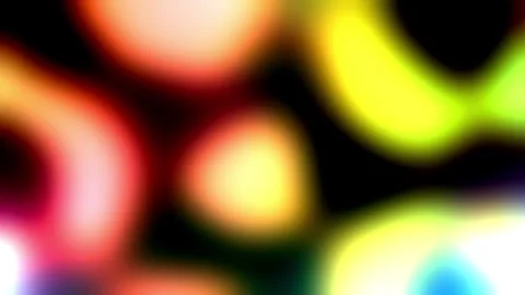 Vivid Multi-Color Psychedelic Plasma Nebula Flow Background with Holographi.. Stock Footage 345453432