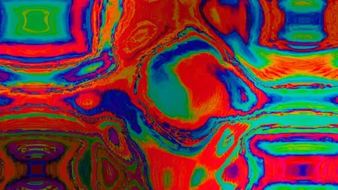 Vivid Multicolor Abstract Pattern Movement Stock Footage 335599645