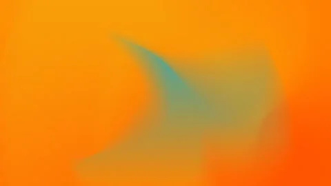 Vivid orange and teal gradient with soft abstract shapes. Seamless loop Vídeo Stock 309955610