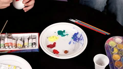 Vivid paint Stock Footage 21155934