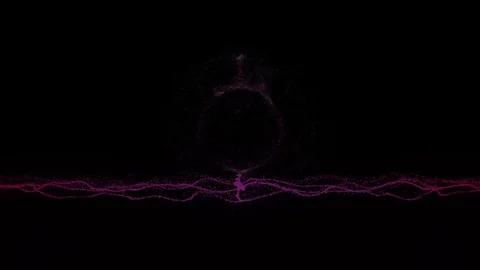 Vivid Particle Dream Stock Footage 102544899