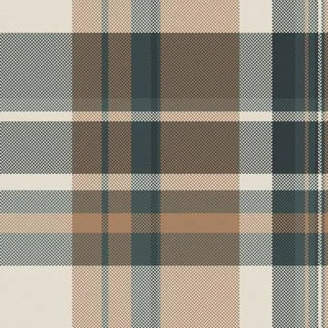 Vivid pattern check textile, line texture fabric vector. Mid plaid backgrou.. Stock Illustration