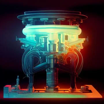 Vivid pattern of the internal combustion engine Stock Illustration