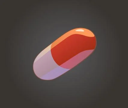 Vivid pill 스톡 일러스트