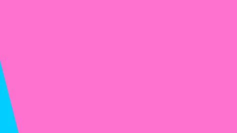 Vivid pink background dominates the frame with a small blue triangular shape  イラスト素材