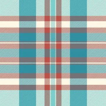 Vivid plaid texture vector, cool pattern background fabric. Kingdom tartan .. Illustrazione stock