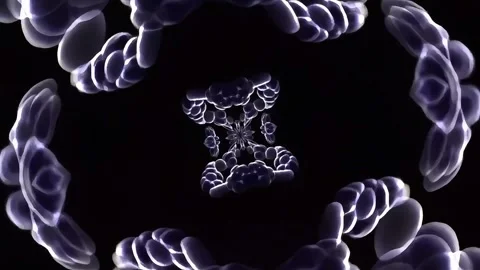 Vivid Psychedelic Circle Loop - Vibrant Visuals for VJ Sets Stock Footage 284819472