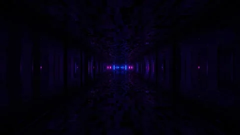 The vivid purple light trail to the future 4k uhd 3d rendering vj loop Stock Footage 160543891