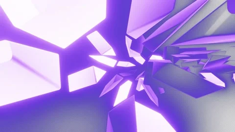 Vivid Purple Triangles On Alpha Loop Stock Footage 165155317