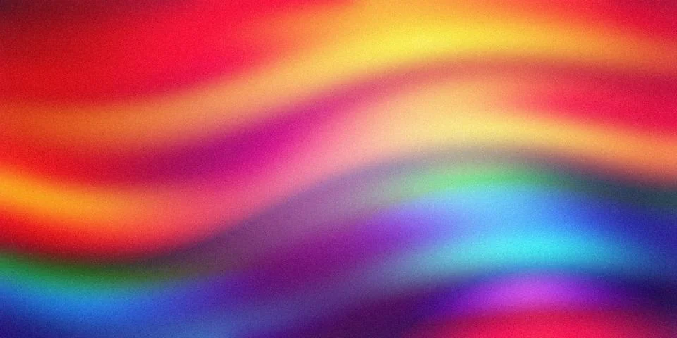 Vivid rainbow gradient background with flowing, vibrant colors. Perfect for.. 스톡 일러스트