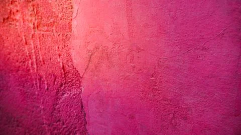 Vivid red cement wall background Foto stock