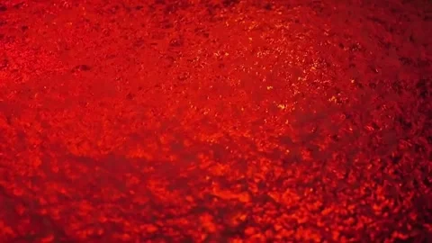 Vivid red liquid splashing, captured in high detail in slow motion 300fps Stock-Footage 283438465