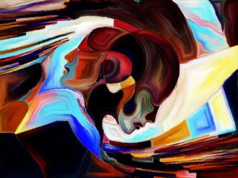 Vivid Shape Division Stock Illustration