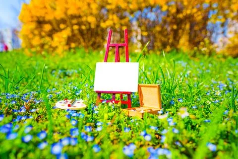 Vivid Spring Colors Background Stockfoto's