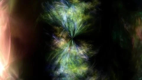 Vivid swirling plasma cloud in abstract form Stock Illustration